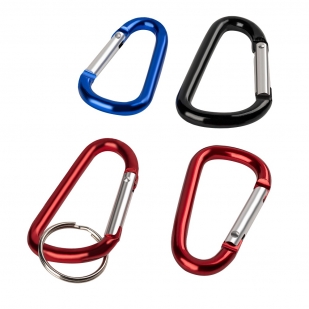 DIN5299 C型彈簧鉤藍(lán)/紅/黑色，帶/不帶環(huán)